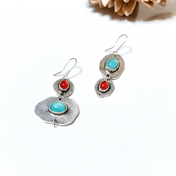 boho dangle earrings M15 - Picture 4 of 6